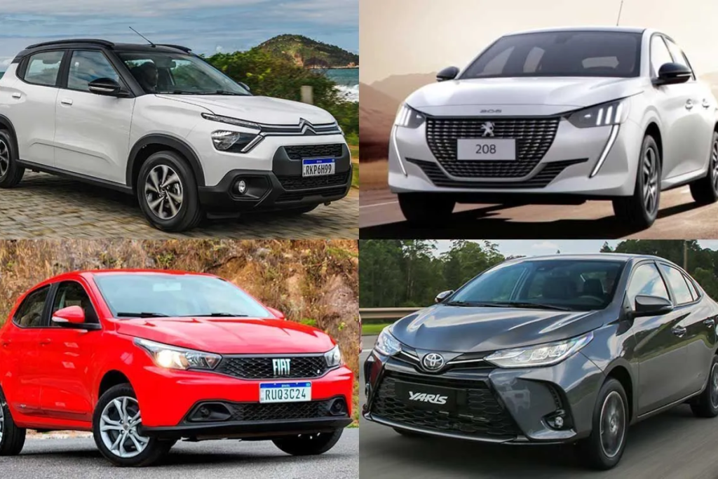 Os 5 Carros Mais Econômicos e Baratos do Brasil em 2025
